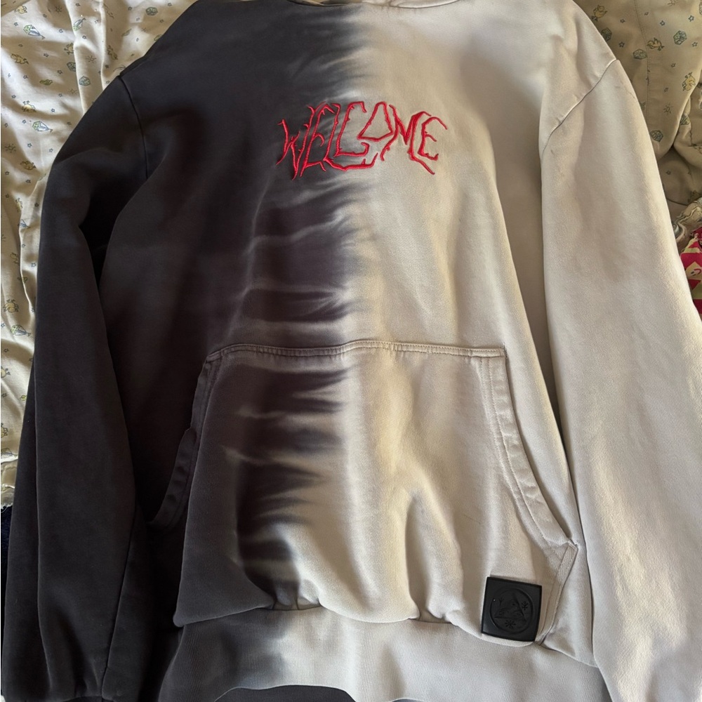 Black and Gray Gradient Hoodie
